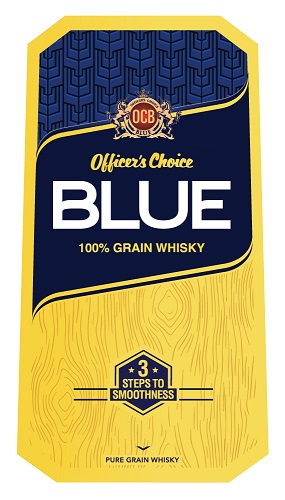 Officer's Choice Blue Pure Grain Whisky Device mark 4721802 Trademark