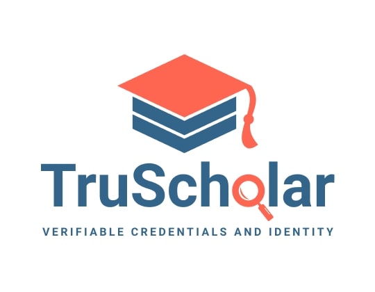 Truscholar With Tagline: Verifiable Credentials And Identity Device mark 4775046 Trademark