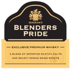 Blenders Pride Exclusive Premium Whisky (label) Device mark 4789720 Trademark