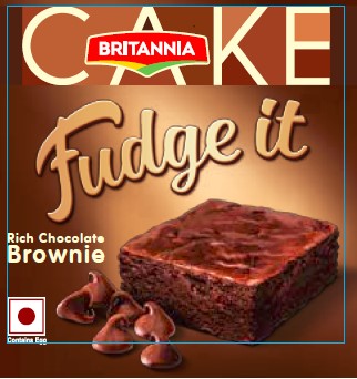 Britannia Cake Fudge It Chocolate Browine Device mark 4793433 Trademark