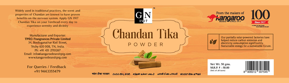 Gn Chandan Tika Device mark 4796744 Trademark