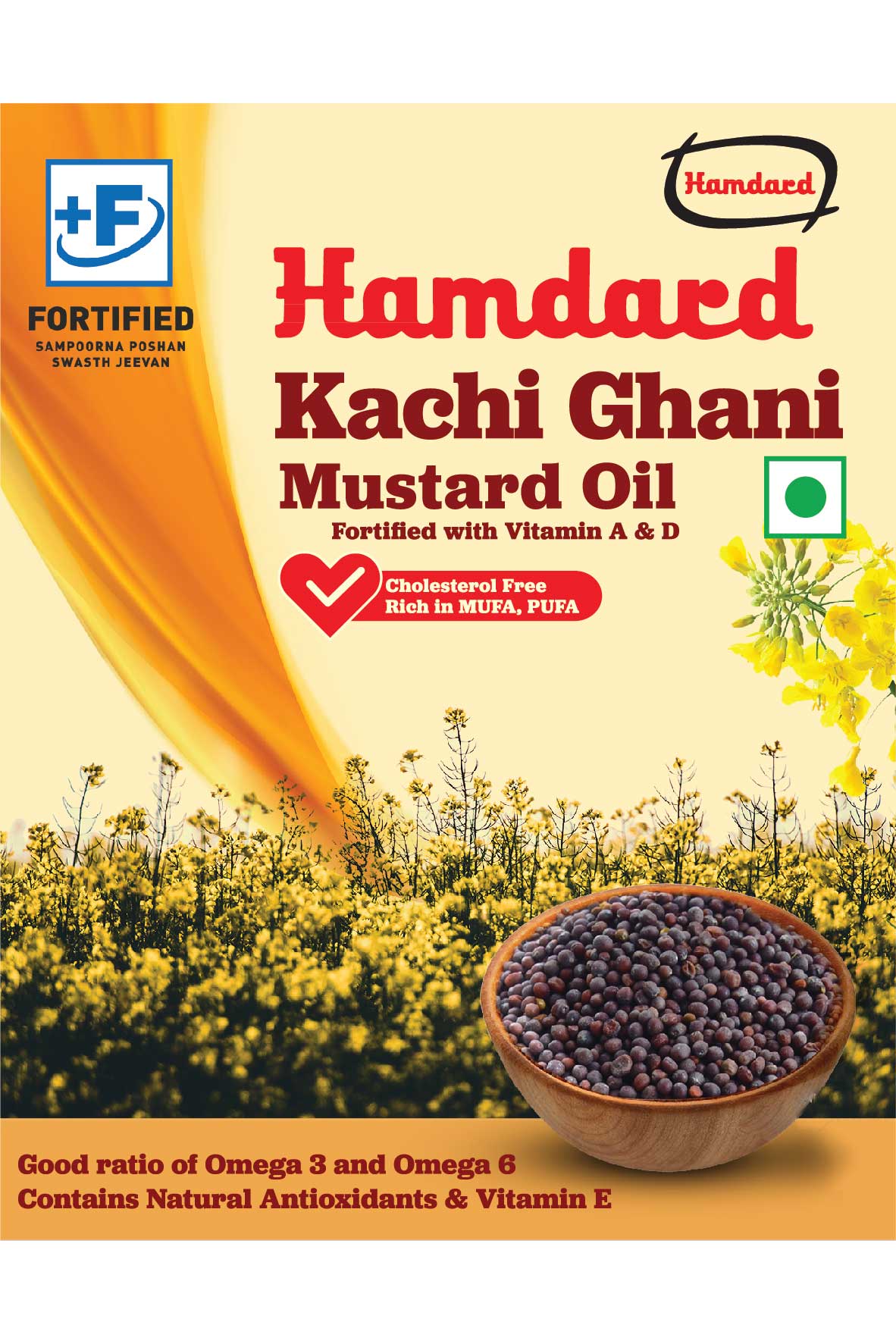 Hamdard Kachi Ghani Mustard Oil Device mark 4809593 Trademark