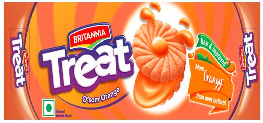 Britannia Treat O’som Orange Device mark 4809643 Trademark