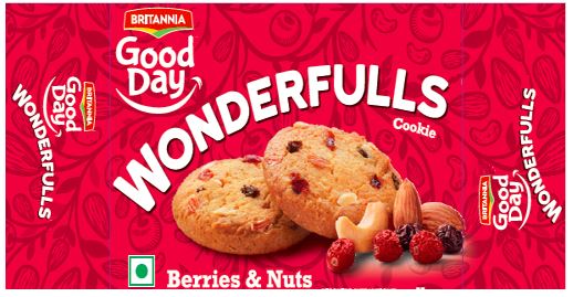 Britannia Good Day Wonderfulls Berries & Nuts Device mark 4809649 Trademark