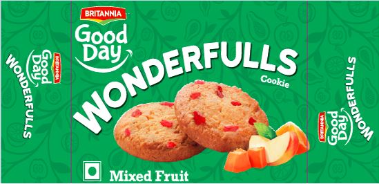 Britannia Good Day Wonderfulls Mixed Fruit Device mark 4809652 Trademark