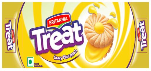 Britannia Treat Crazy Pineapple Device mark 4809644 Trademark