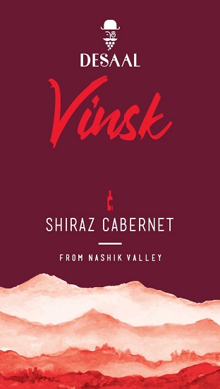 Label Of Desaal Vinsk Shiraz Cabernet Device mark 4815372 Trademark
