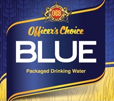 Officer's Choice Blue Packaged Drinking Water Device mark 4815585 Trademark