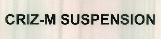 Criz-m Suspension Device mark 2422878 Trademark