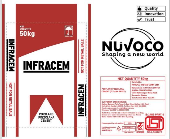 Infracem Ppc Logo And Bag Layout Device mark 4842273 Trademark