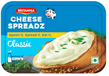 Britannia Cheese Spreadz Classic Device mark 4847005 Trademark