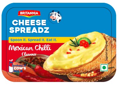 Britannia Cheese Spreadz Mexican Chilli Device mark 4847007 Trademark