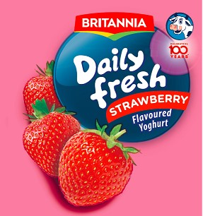 Britannia Daily Fresh Strawberry Device mark 4847012 Trademark