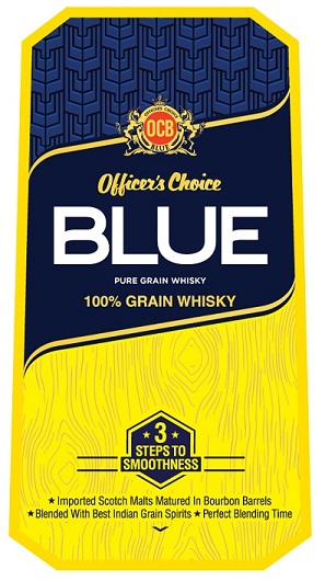 Officer's Choice Blue Pure Grain Whisky Device mark 4848811 Trademark