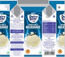 Avt Dairy Sure Creamy Vanilla Milkshake Device mark 4850690 Trademark