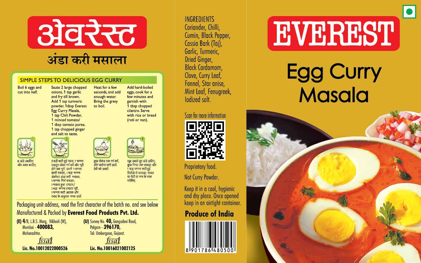 Everest Egg Curry Masala Device mark 4865420 Trademark