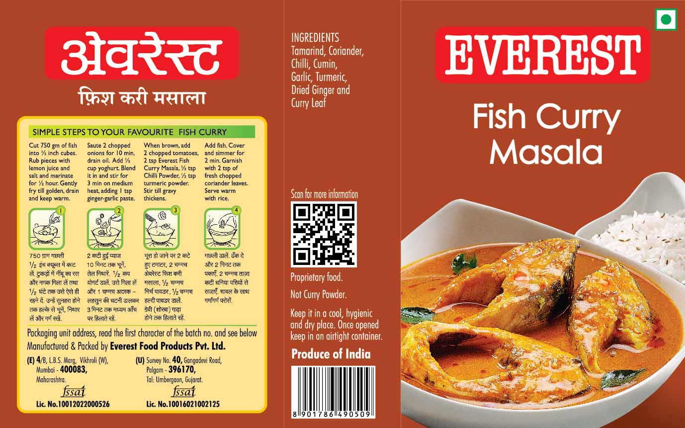 Everest Fish Curry Masala Device mark 4865421 Trademark