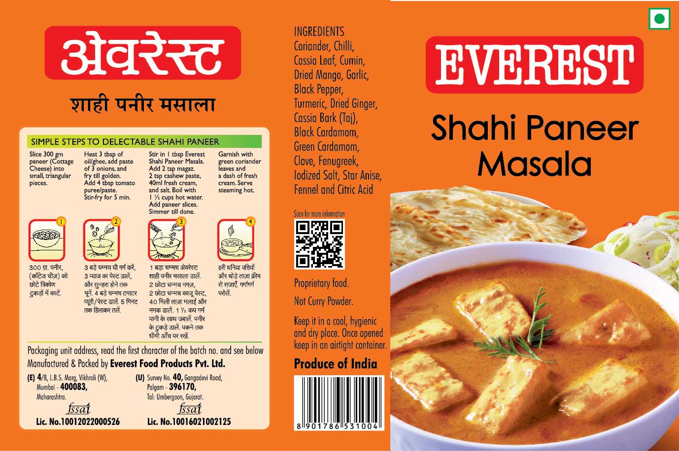 Everest Shahi Paneer Masala Device mark 4865980 Trademark