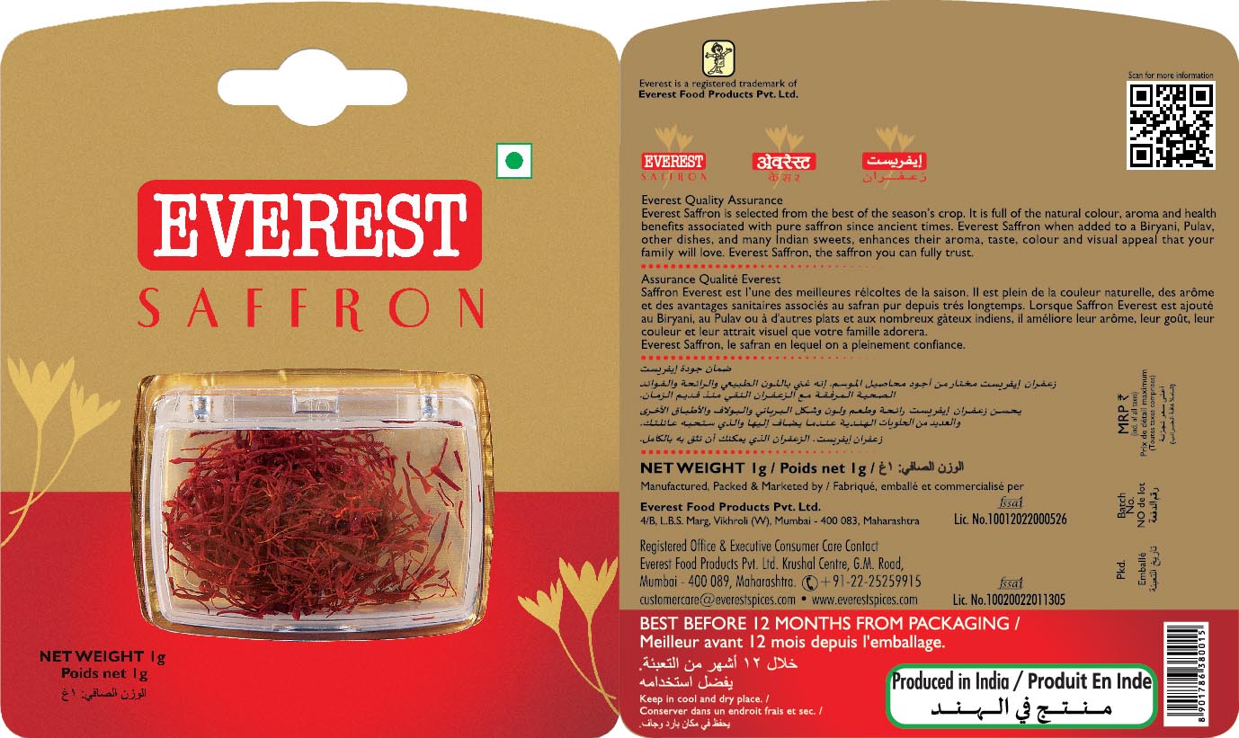 Everest Saffron Device mark 4865968 Trademark