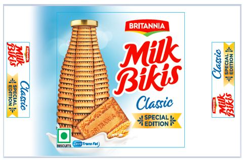 Britannia Milk Bikis Classic Device mark 4871065 Trademark