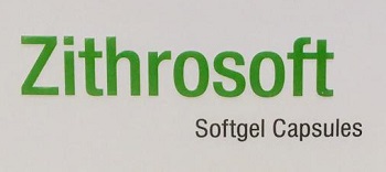 Zithrosoft Softgel Capsules Device mark 4872478 Trademark