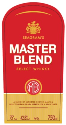 Master Blend Select Whisky (label) Device mark 4882299 Trademark