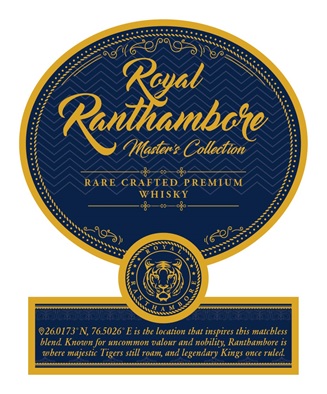 Royal Ranthambore Masters Collection Rare Crafted Premium Whisky Device mark 4890026 Trademark