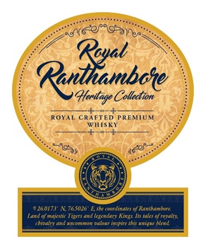 Royal Ranthambore Heritage Collection Royal Crafted Premium Whisky Device mark 4890025 Trademark