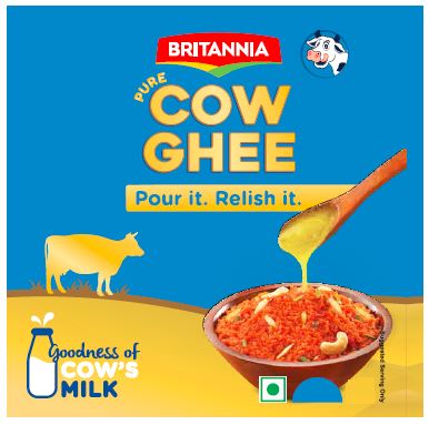 Britannia Pure Cow Ghee Device mark 4904729 Trademark