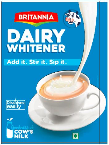 Britannia Dairy Whitener Device mark 4904726 Trademark