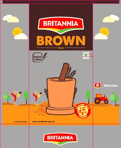 Britannia Brown Bread Device mark 4906796 Trademark