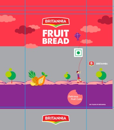 Britannia Fruit Bread Device mark 4906797 Trademark