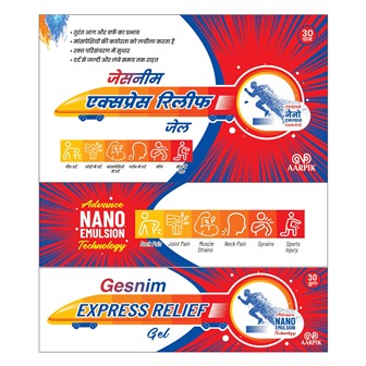 Gesnim Express Relief Gel Device mark 4912913 Trademark