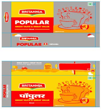 Britannia Popular Bread Device mark 4917975 Trademark