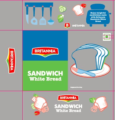 Britannia Sandwich White Bread Device mark 4917976 Trademark