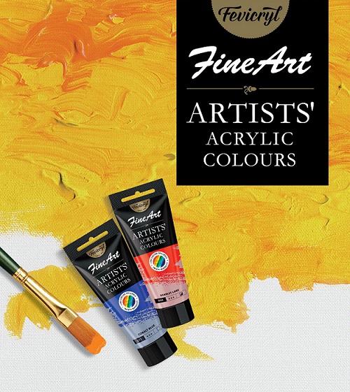 Fevicryl Fine Art Artists' Acrylic Colours (label) Device mark 4945049 Trademark