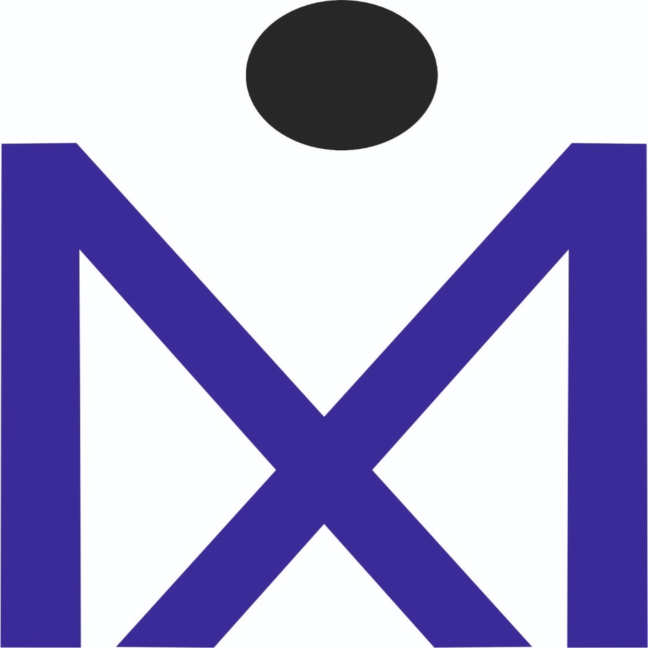 Unique Symbol In Blue Lines And Black Dot On Centre Top Device mark 4945268 Trademark