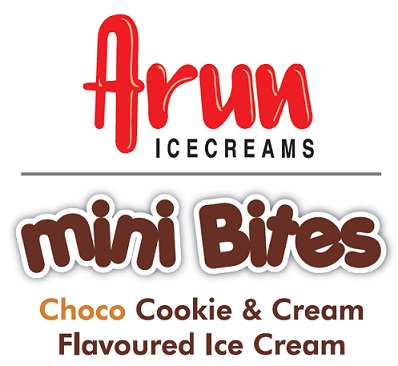 Arun Icecreams Mini Bites Choco Cookie & Cream Flavoured Ice Cream Device mark 4950551 Trademark