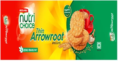 Britannia Nutrichoice Thin Arrowroot Device mark 4961406 Trademark