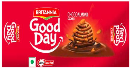 Britannia Good Day Chocoalmond Cookies Device mark 4961408 Trademark