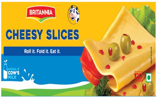Britannia Cheesy Slices Device mark 4961415 Trademark