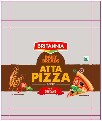 Britannia Daily Breads Atta Pizza Bread Device mark 4961418 Trademark
