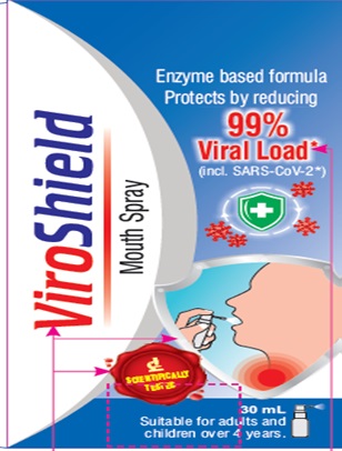 Viroshield Mouth Spray Device mark 4968916 Trademark