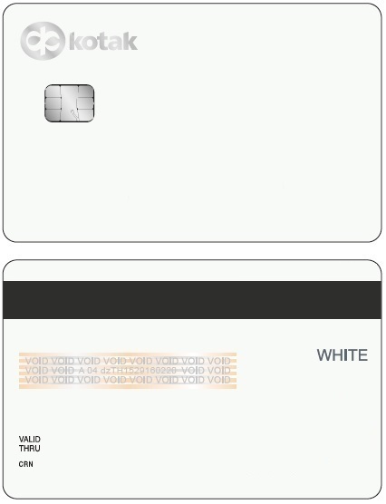 Device Of Credit Card Bearing The Mark White At The Back Side Device mark 4975138 Trademark