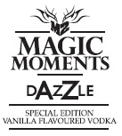 Magic Moments Dazzle Special Edition Vanilla Flavoured Vodka Device mark 4992029 Trademark