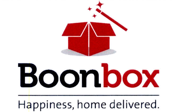 Boonbox Happiness, Home Delivered (with Device) Device mark 2831558 Trademark