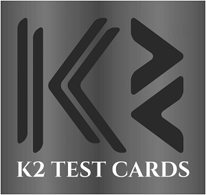 K2 Test Cards (with Device Of K) Device mark 5012864 Trademark