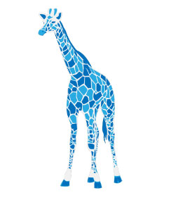 Device Of Blue Giraffe Device mark 5026644 Trademark