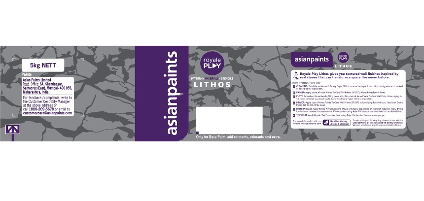 Asian Paints Royale Play Lithos Device mark 5027899 Trademark