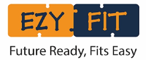 Ezy Fit - Future Ready, Fits Easy ( Logo With Tagline) Device mark 5018632 Trademark